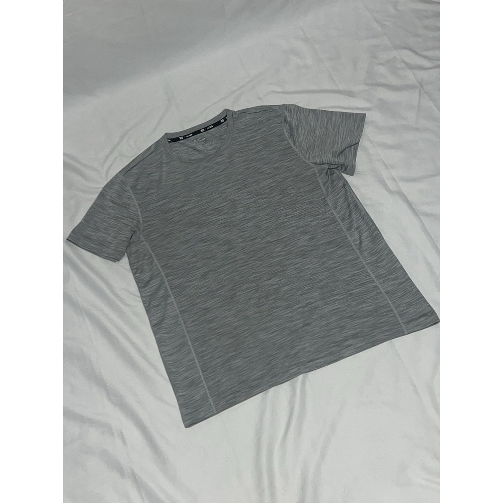 Tek Gear DryTek T-Shirt Men's Medium Gray Heathered Quick Dry Wicking Active